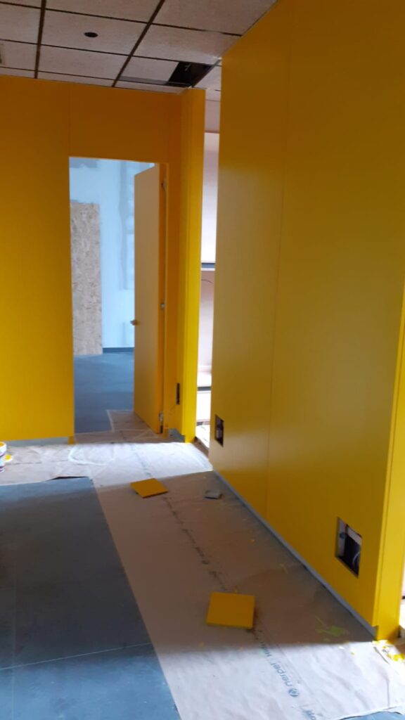 Pintar pared vivienda