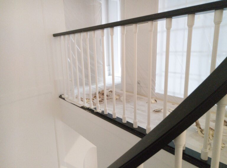 Lacado pasamanos escaleras