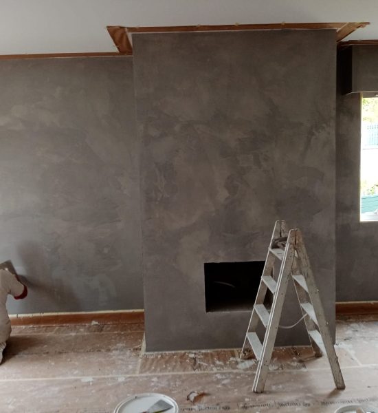 Pintura de pared salón